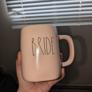 Rae Dunn Pink 'BRIDE' Ceramic Mug